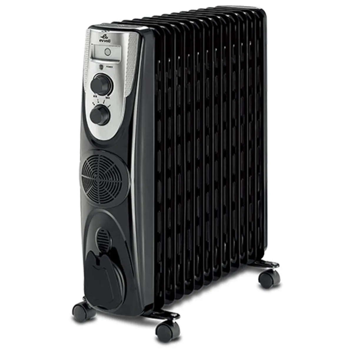 شوفاژ برقی ایوولی 15 پره مدل evvoli EVOH_15 MW fan فن دار — تصویر ۲