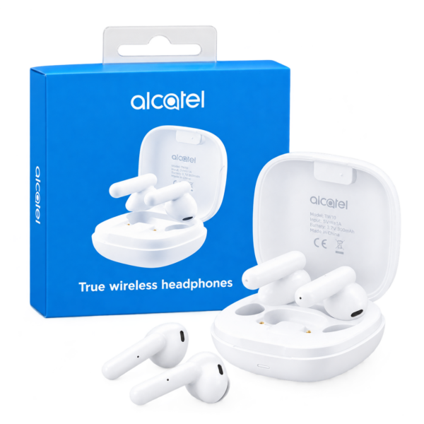 هندزفری بلوتوثی Alcatel TW10 دارای کیس شارژ و اتصال بی‌سیم (اقساطی دیجی پی)