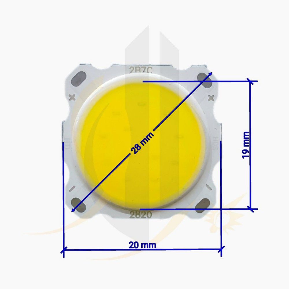 چیپ 7 وات 14*14 میلی‌متر COB 7w 300mA — تصویر ۷