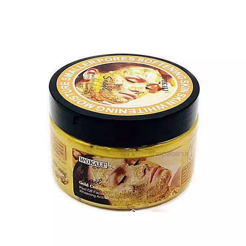ماسک صورت پیل آف طلا وکالی حجم 300 گرم