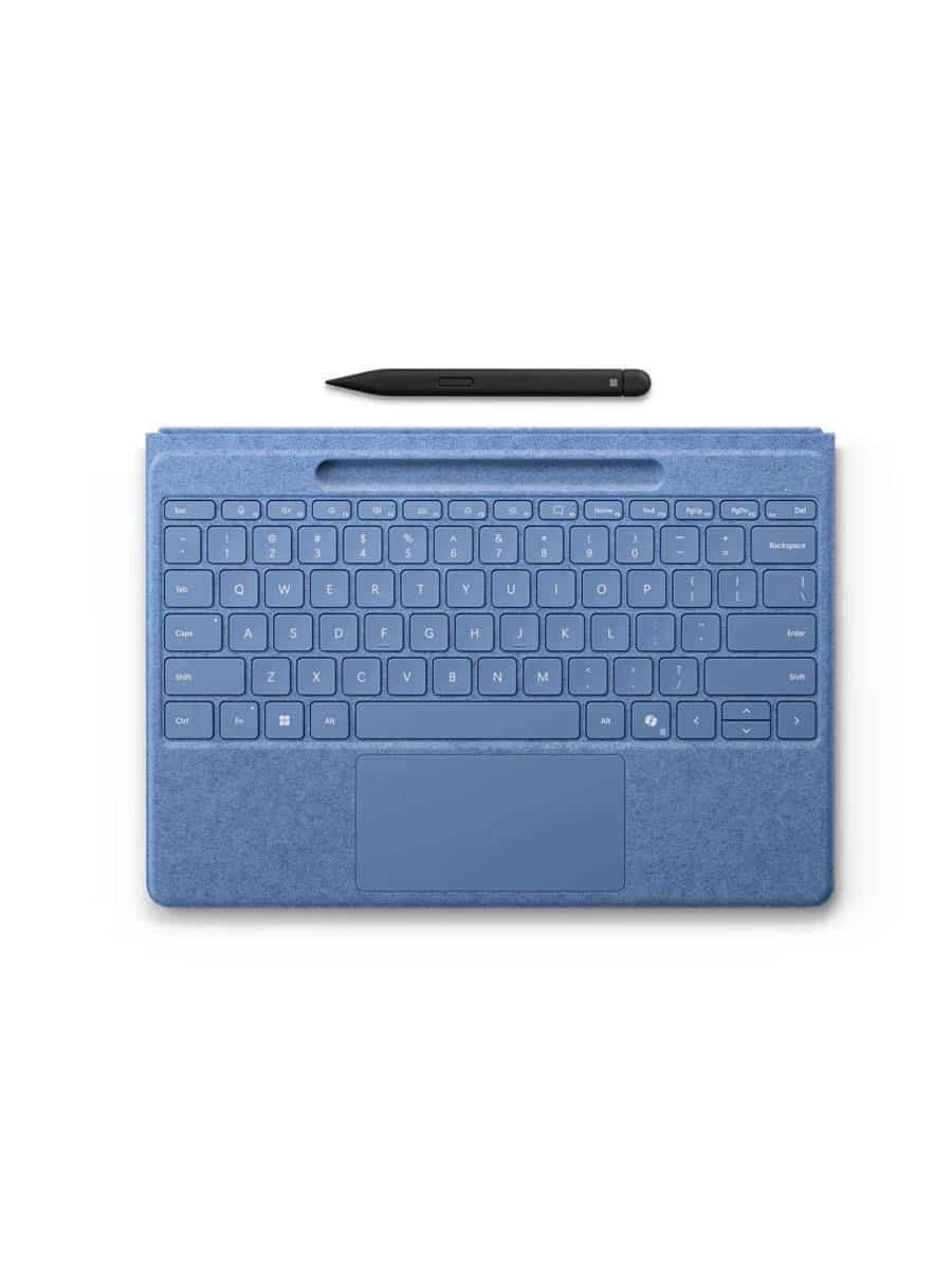 کیبورد اورجینال Microsoft Surface Pro Flex Keyboard با قلم Surface Slim Pen 2