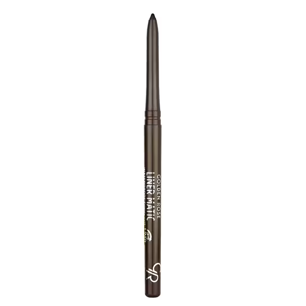 خط چشم ضد آب پیچی گلدن رز Golden Rose مدل Liner Matic رنگ Bistre Brown شماره 202