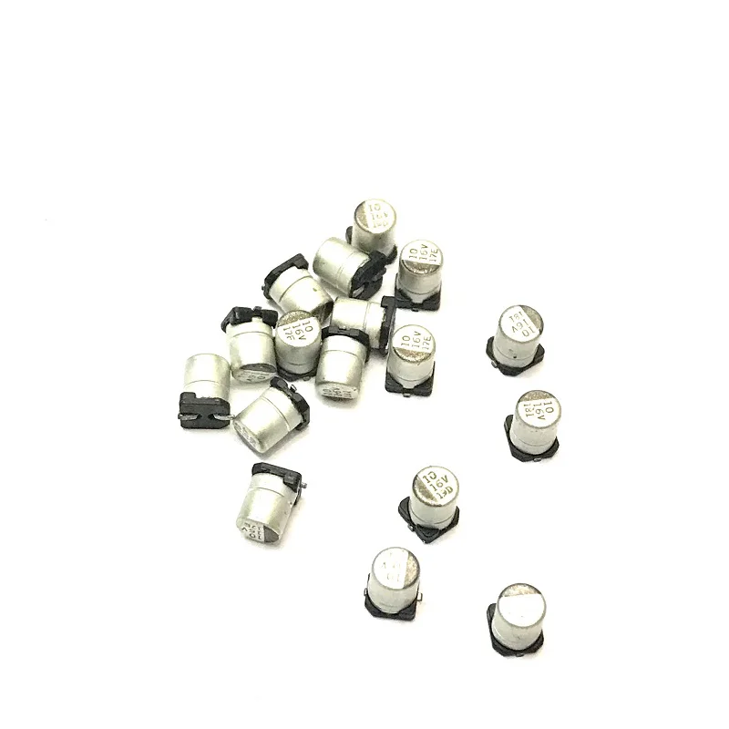 خازن آلومینیومی 10 میکرو فاراد 16 ولت SMD — تصویر ۲