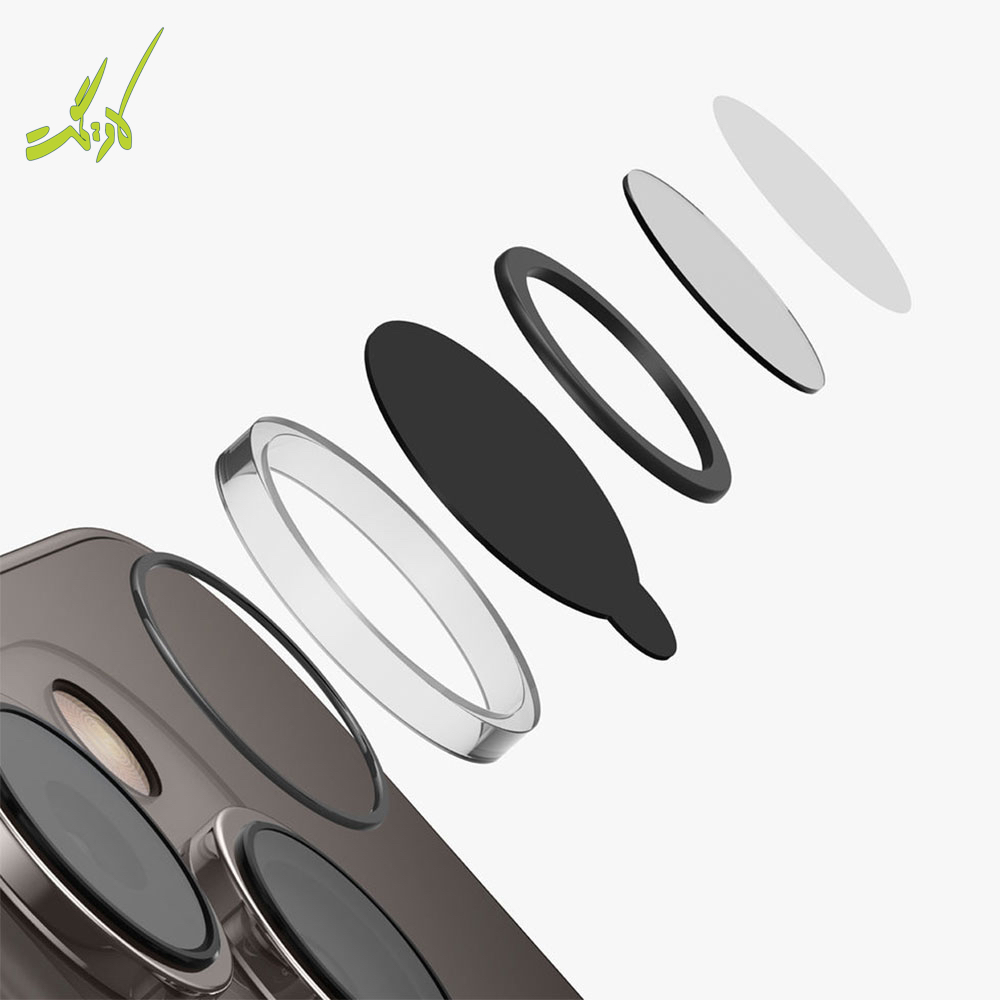 محافظ لنز دوربین آیفون ۱۵ پرو مکس یونیک Uniq Optix Lens Protector — تصویر ۵