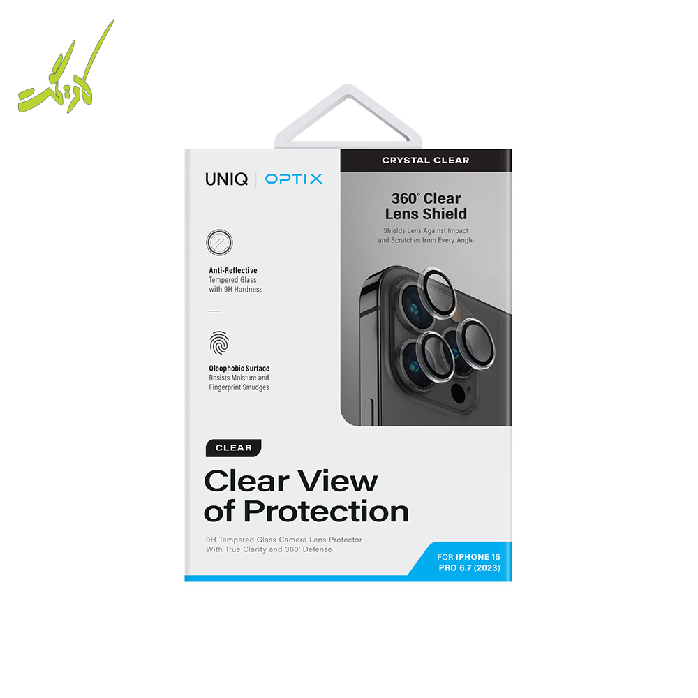 محافظ لنز دوربین آیفون ۱۵ پرو مکس یونیک Uniq Optix Lens Protector