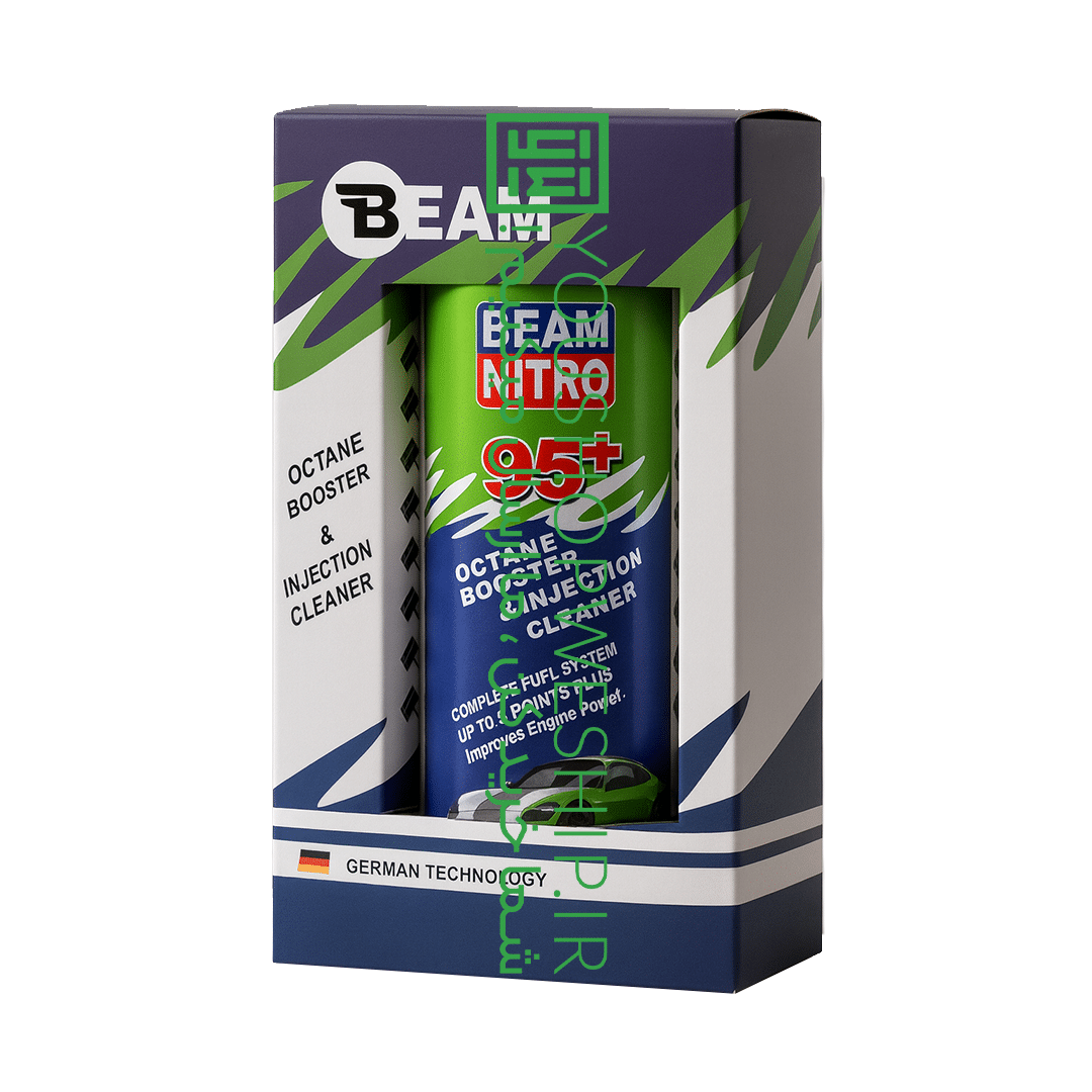 مکمل بنزین و انژکتورشور نیترو برند بیم 250 میلی لیتر کارتن 20 عددی | Beam Nitro Octan Booster & Injection Cleaner 250 mL