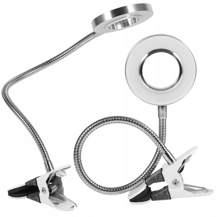 چراغ مطالعه ( رومیزی )LED USB گیره ای
