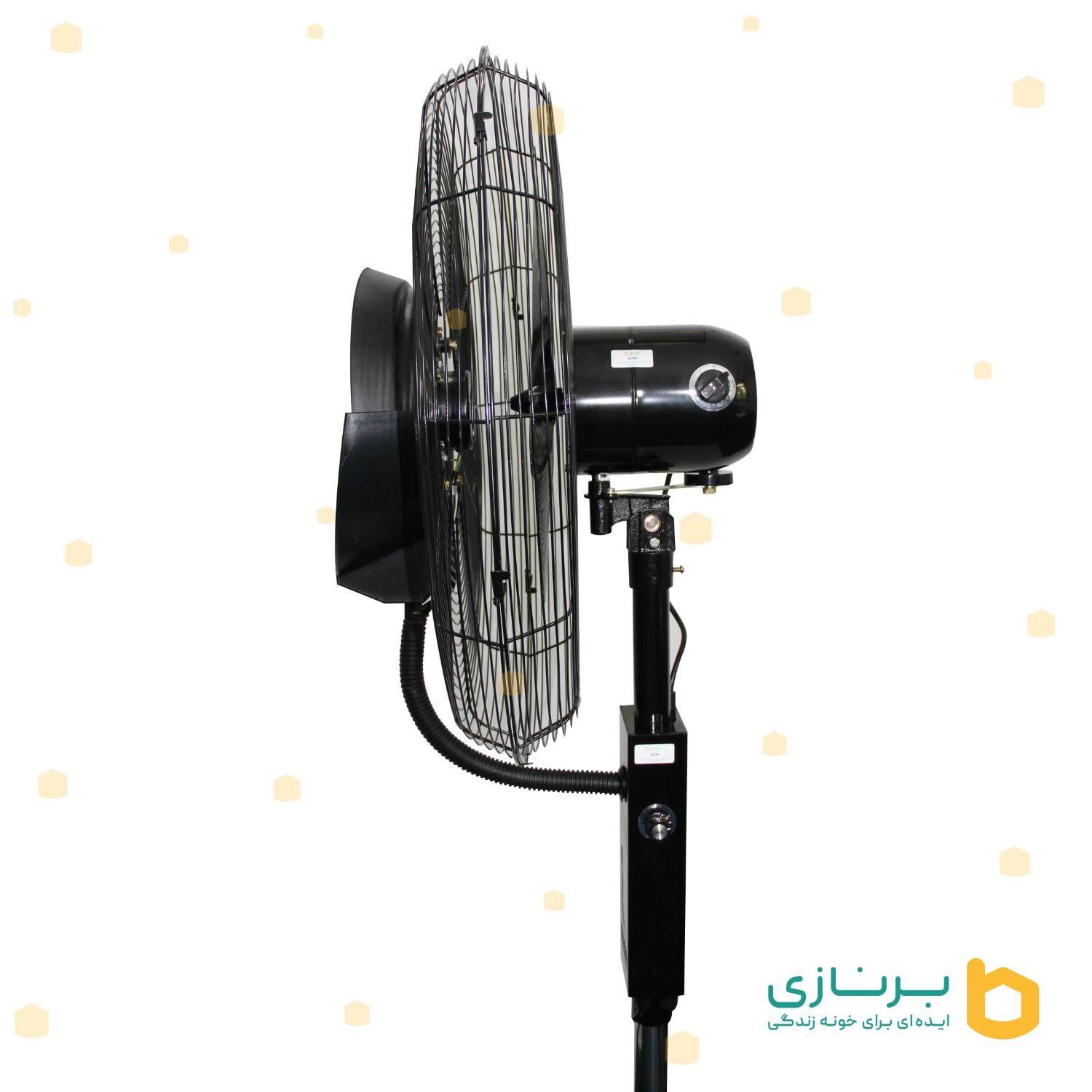 پنکه مه پاش برنازی سایز 75 ایستاده با کاور مخصوص . BORNAZI — تصویر ۳