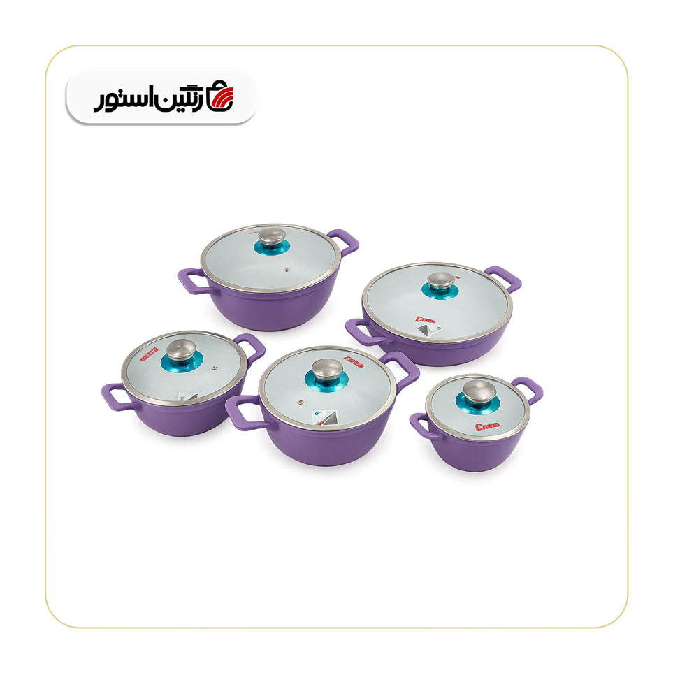سرویس قابلمه ۱۲ پارچه گرانیت هارمونی کاندید