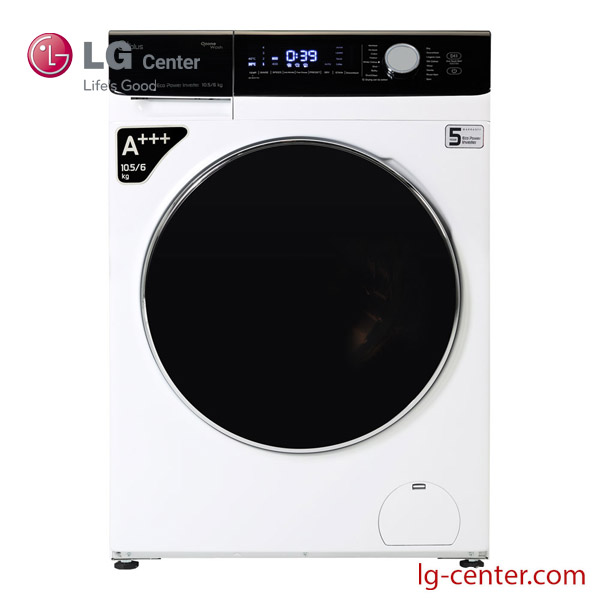 ماشین لباسشویی 10.5 کیلویی جی‌پلاس مدل KD1059W