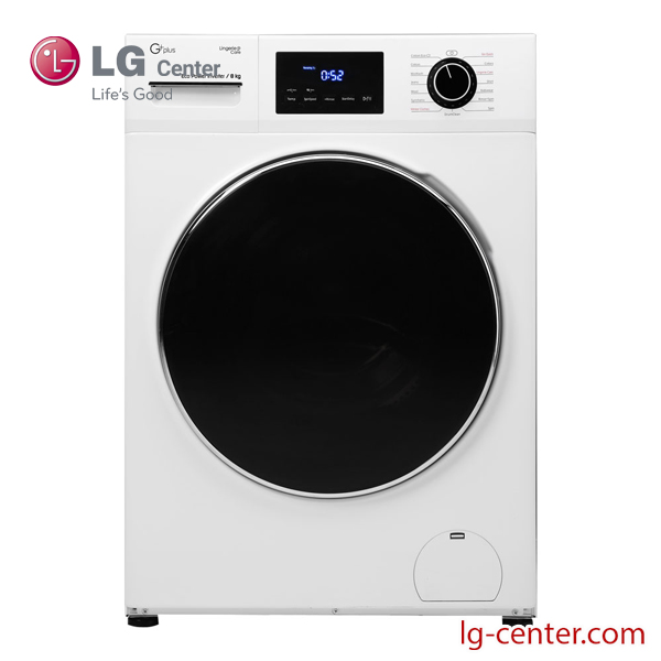ماشین لباسشویی 8 کیلویی جی‌پلاس مدل K8340W