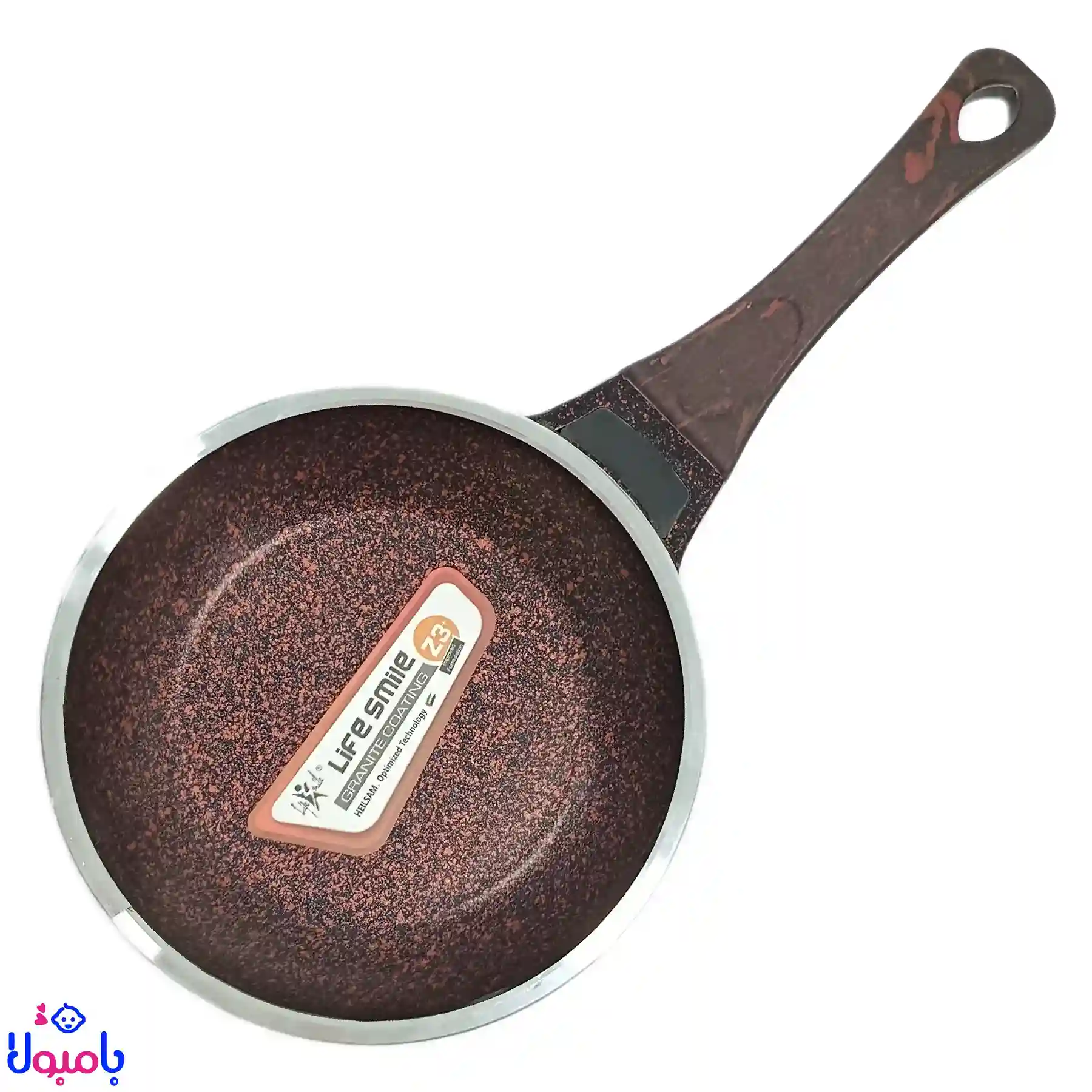 ماهیتابه گرانیتی لایف اسمایل سایز 14 مدل FLCMF14