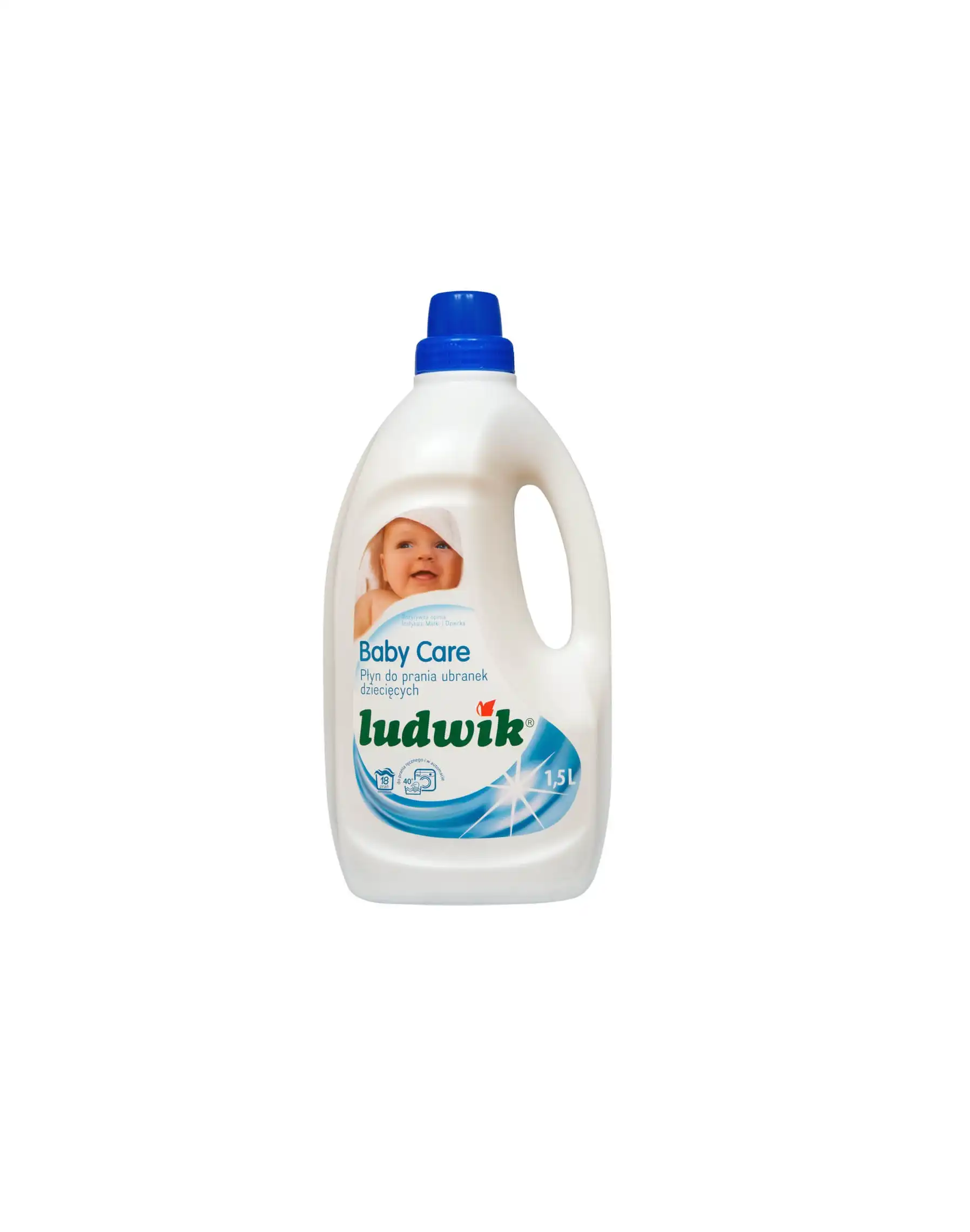 مایع لباس شویی لودویک LUDWIK مناسب کودک حجم 1.5 لیتر