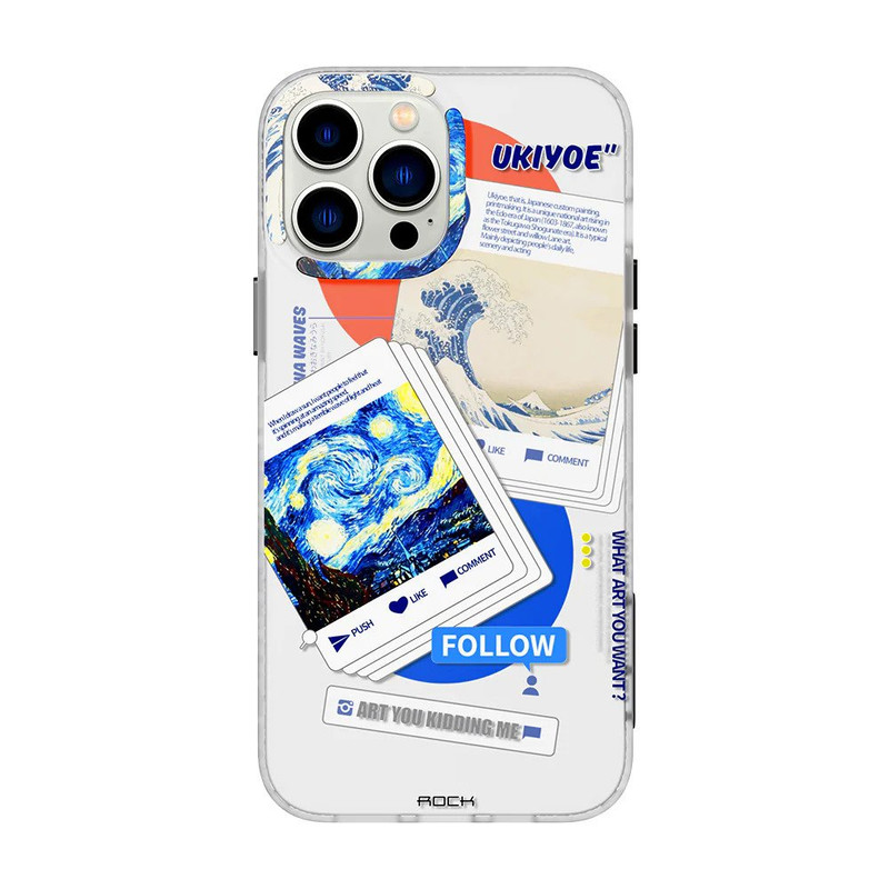 کاور راک مدل rpc2277 painthings مناسب برای گوشی موبایل اپل iphone 13