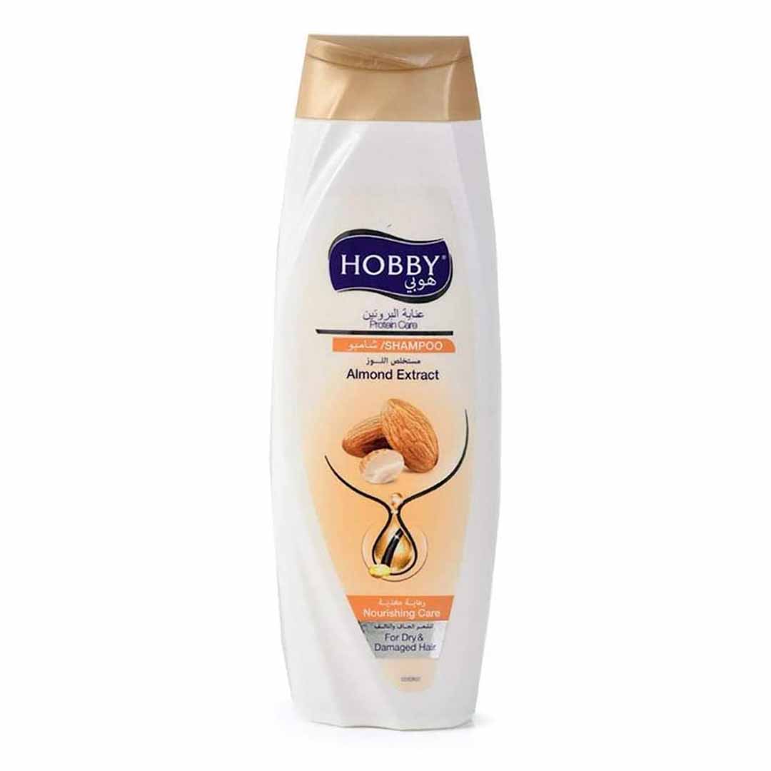 شامپو موهای خشک و تقویت کننده هوبی حاوی عصاره بادام 600 میل HOBBY Protein Care