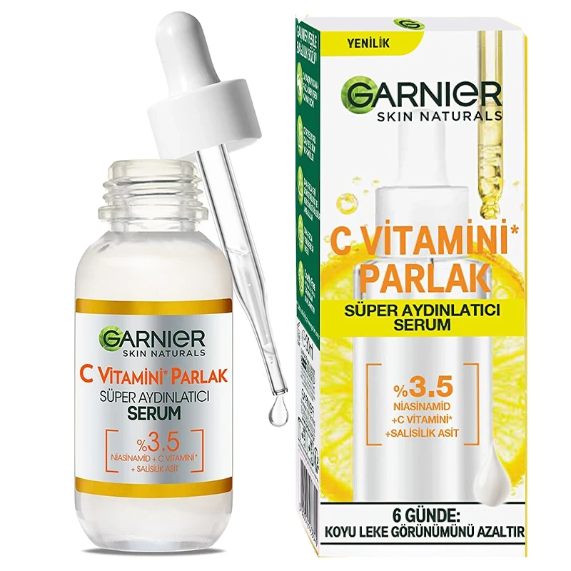 سرم روشن کننده پوست ویتامین سی گارنیر 30 میل GARNIER vitamin c serum