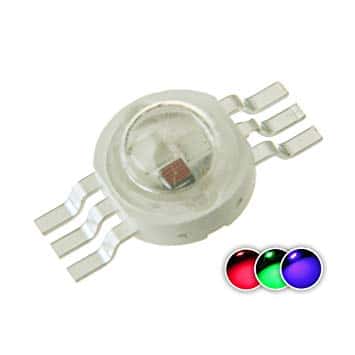 LED 3W RGB مدل 6 پایه مارک EVERLIGHT