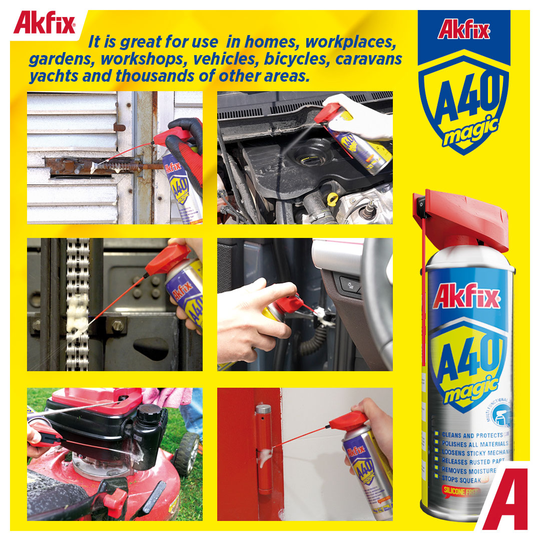 اسپری روان کننده WD40 آکفیکس — تصویر ۴