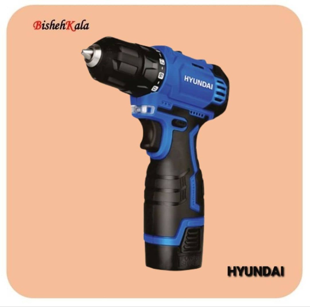دریل شارژی دو سرعته اتوماتیک هیوندای HYUNDAI مدل HP-216 کد(3)