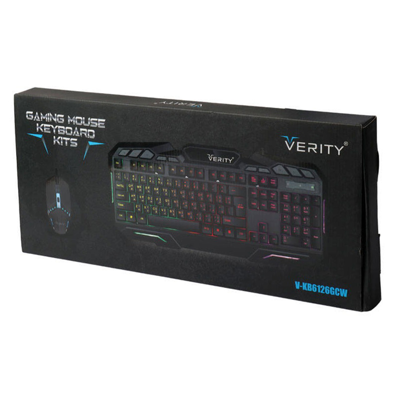 کیبورد و ماوس مخصوص بازی وریتی مدل V-KB6126GCW — تصویر ۶