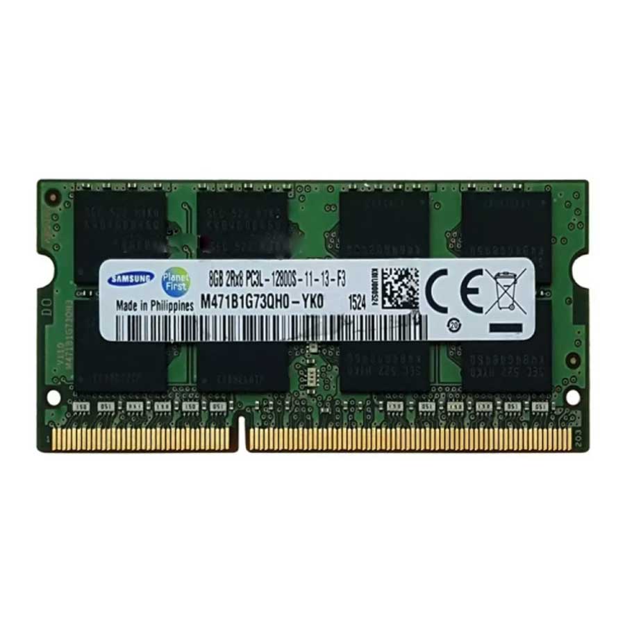 رم لپ تاپ سامسونگ مدل DDR3 12800s MHz PC3L ظرفیت 8 گیگابایت