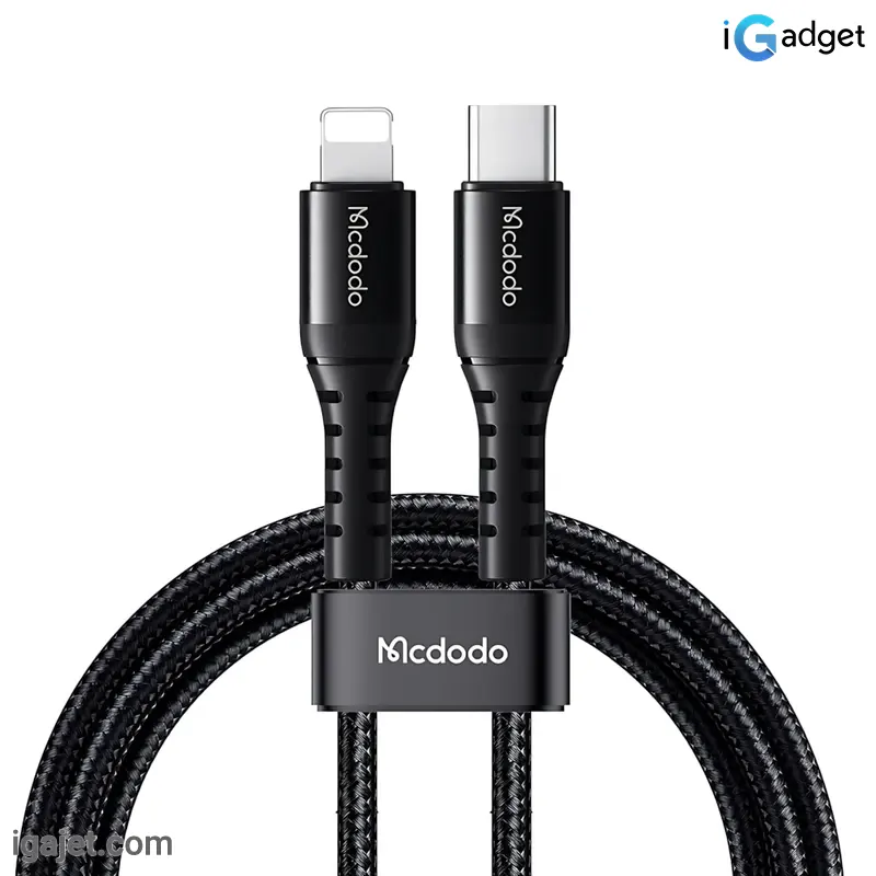 کابل تبدیل USB-C به لایتنینگ مک دودو مدل CA-5630 طول 0.2 متر