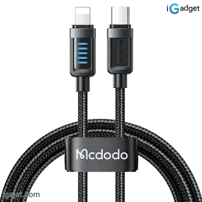 کابل تبدیل USB-C به لایتنینگ مک دودو مدل CA-0340 طول 1.2 متر