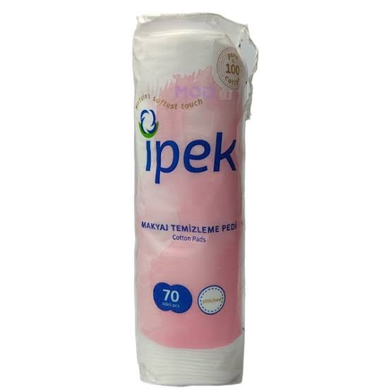 پد آرایش پاککن آیپک ipek بسته 70 عددی