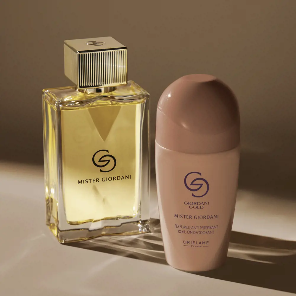 مام دئودورانت ضد تعریق مردانه میستر جوردانی اوریفلیم Giordani Gold Mister Giordani Perfumed Anti-Perspirant Roll-On Deodorant — تصویر ۴