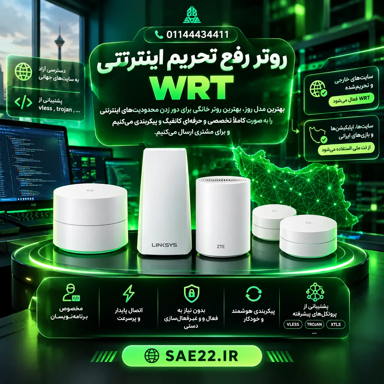روتر WRT رفع تحریم اینترنتی: روتر گوگل تا روتر لینکسیس