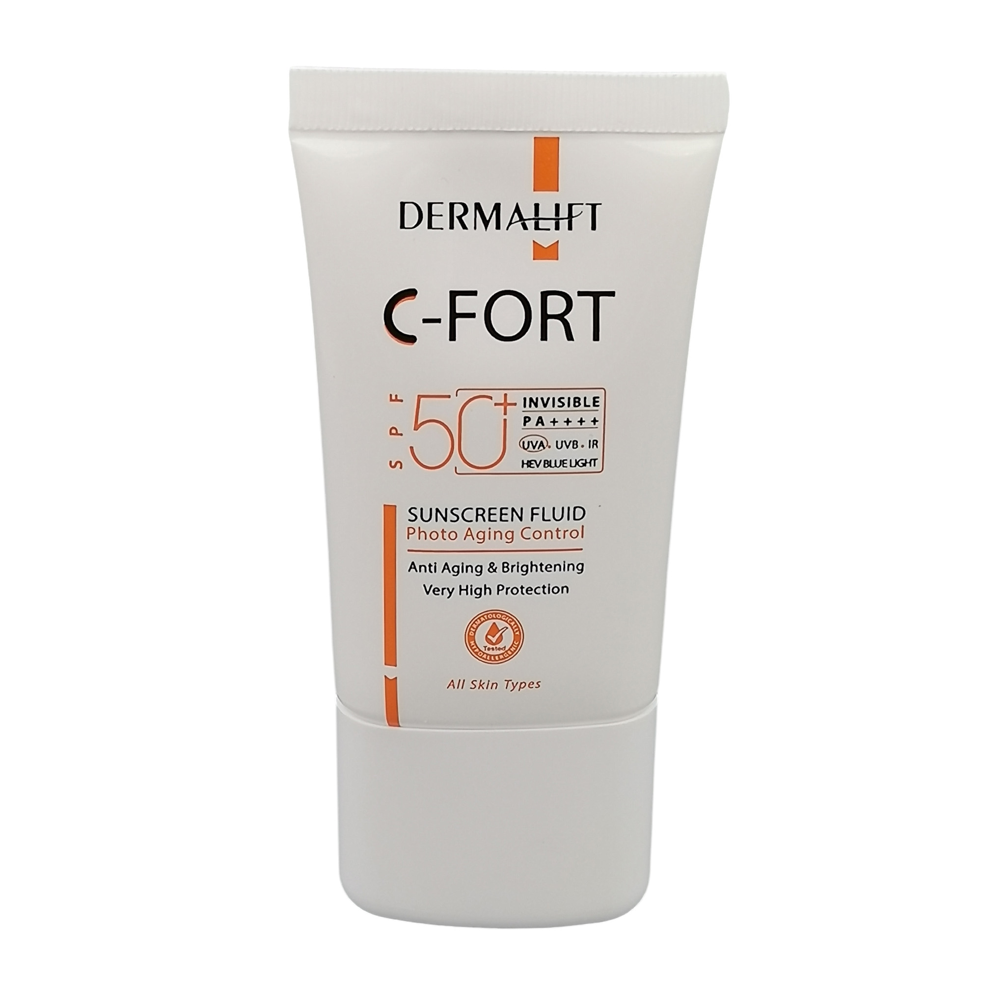 فلوئید ضد آفتاب درمالیفت مدل C-Fort با SPF50 حجم 40 میلی لیتر — تصویر ۲
