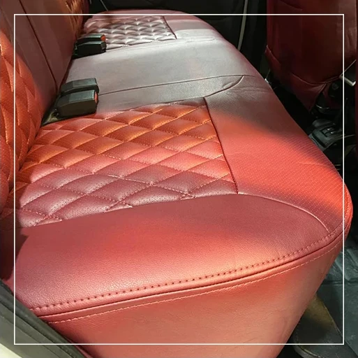 روکش صندلی رنو ساندرو Renault مدل لمسه لوزی برند R-1101) ECCCO) — تصویر ۳