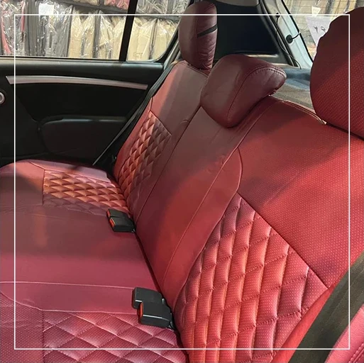 روکش صندلی رنو ساندرو Renault مدل لمسه لوزی برند R-1101) ECCCO) — تصویر ۵
