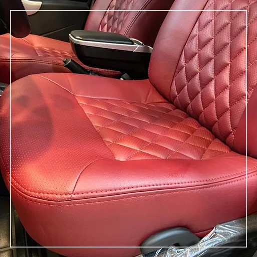 روکش صندلی رنو ساندرو Renault مدل لمسه لوزی برند R-1101) ECCCO) — تصویر ۴