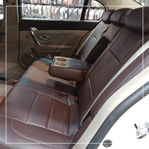 روکش صندلی رنو سفران Renault مدل نوار وسط برند R-1091) ECCCO) — تصویر ۴