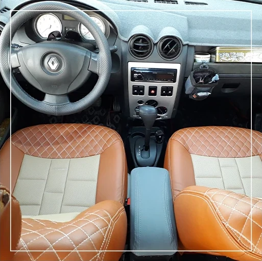 روکش صندلی رنو ال 90 Renault مدل دی اس تالیسمان 3 خط برند R-1060) ECCCO) — تصویر ۴