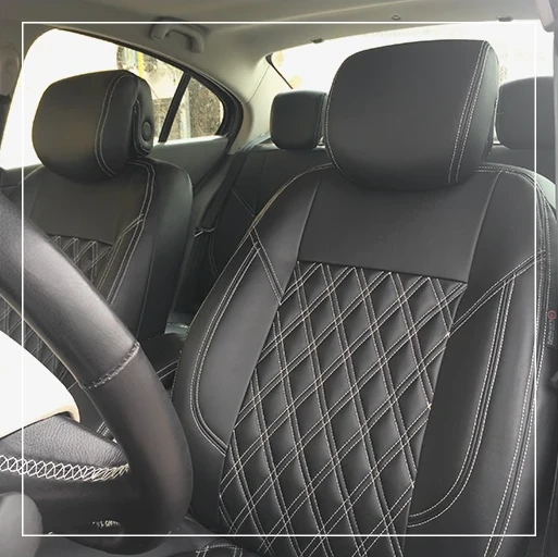روکش صندلی رنو فلوئنس Renault مدل لوزی دو خط برند R-1051) ECCCO) — تصویر ۴