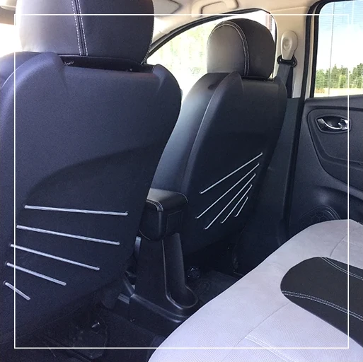 روکش صندلی رنو کپچر Renault مدل فابریکی برند R-1041) ECCCO) — تصویر ۳