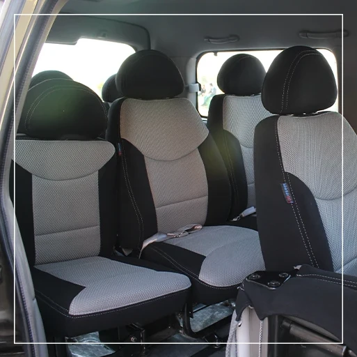 روکش صندلی ون دلیکا Mitsubishi مدل فابریکی برند R-1015) ECCCO) — تصویر ۳