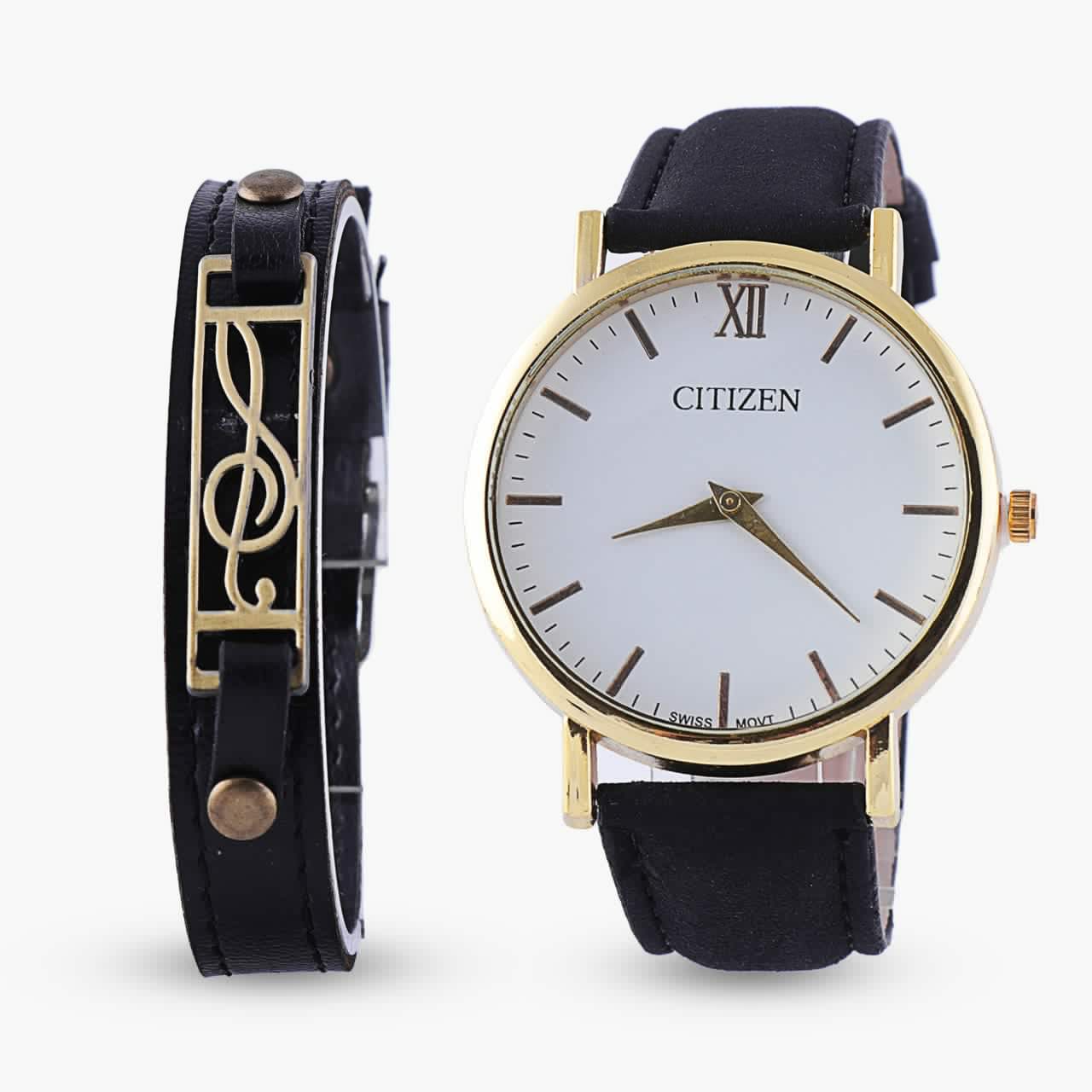 ست ساعتمچی CITIZEN و دستبند مدل 860 — تصویر ۲