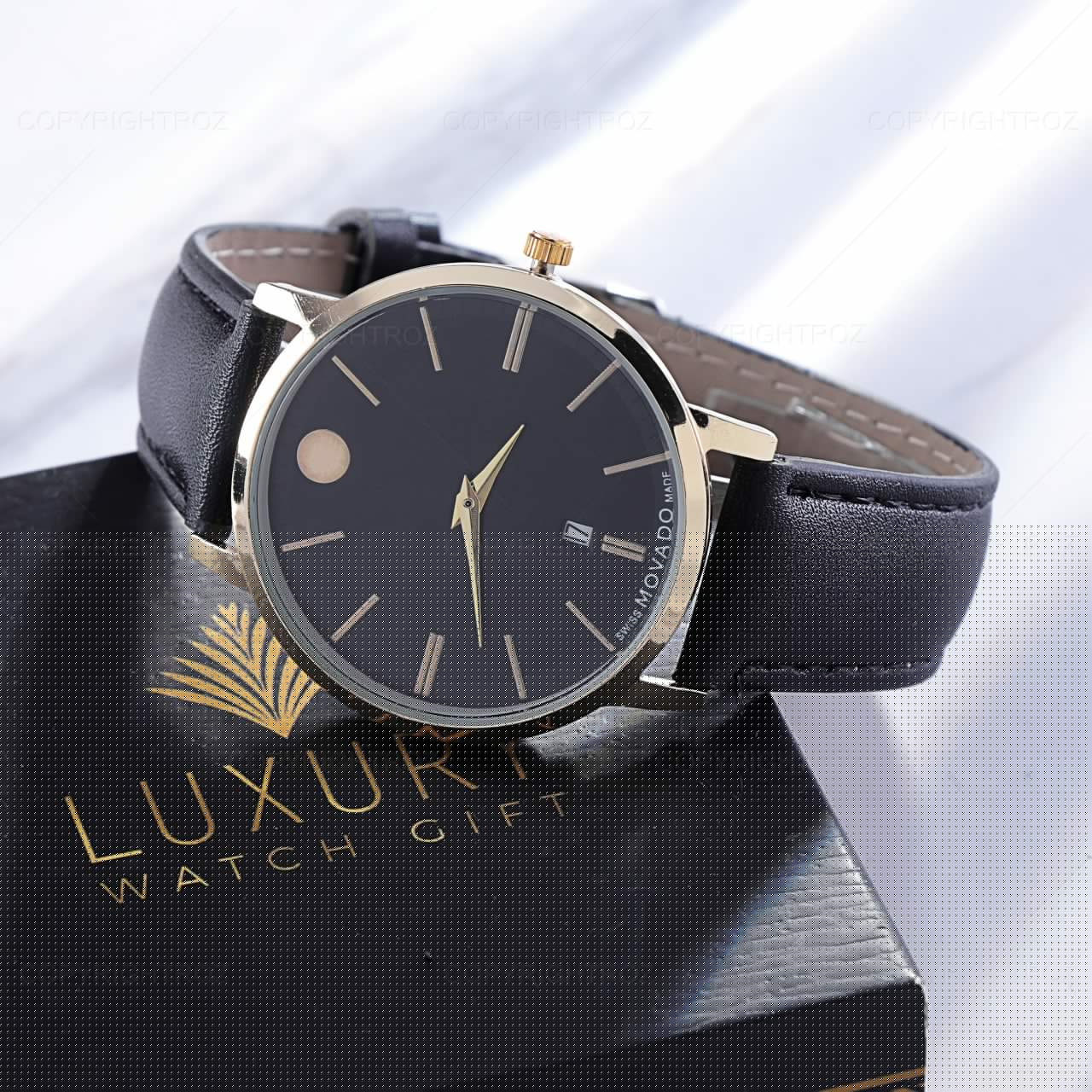 ست ساعتمچی MOVADO و دستبند مدل 852 — تصویر ۵