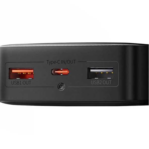 پاوربانک 20000 بیسوس BASEUS POWER BANK BIPOW DIGITAL DISPLAY 20000MAH 25W PPBD020301 — تصویر ۴