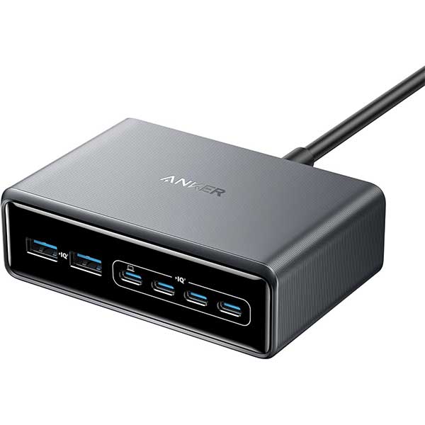 شارژر رومیزی Anker A2683 Prime 200W 6Port GaN