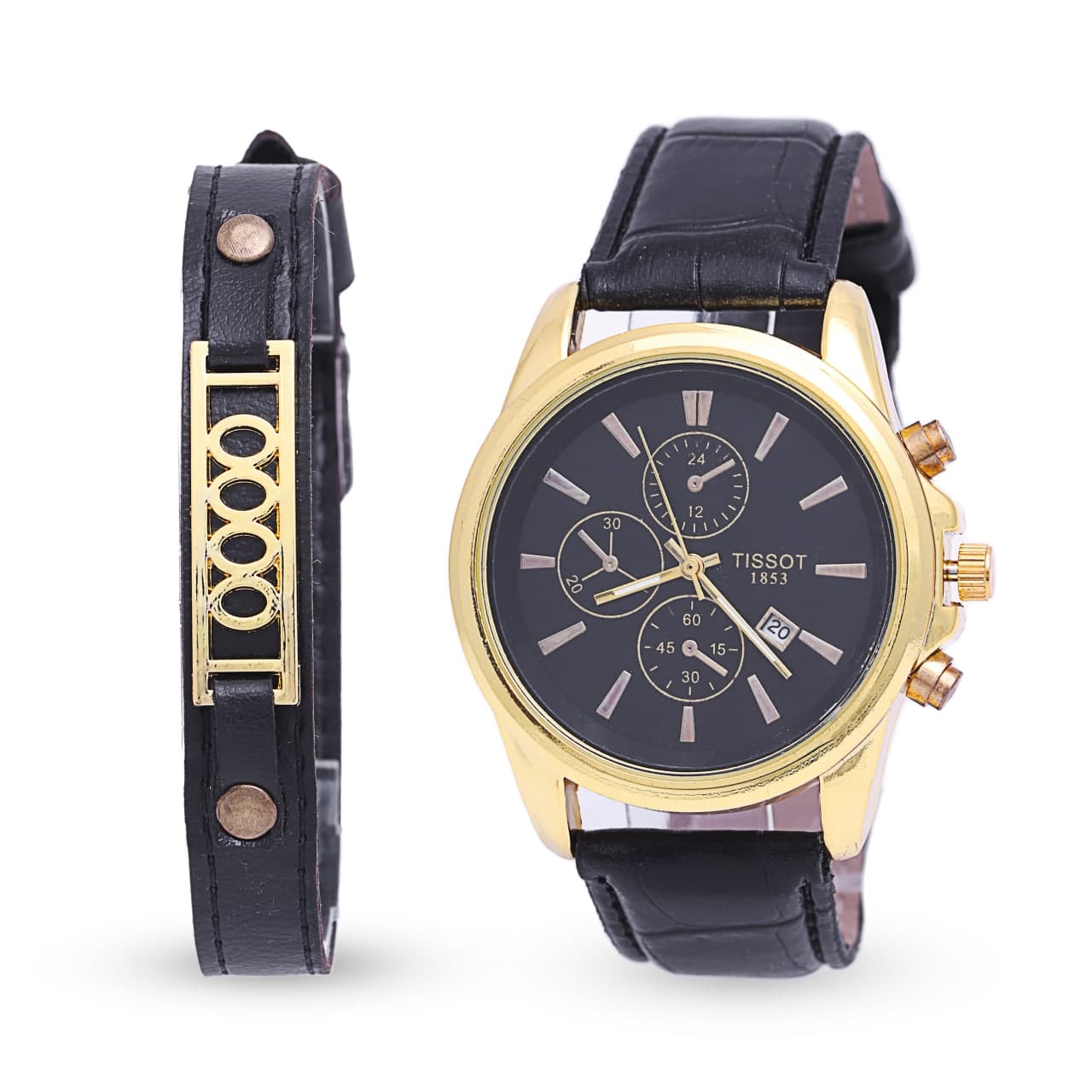 ست ساعت مچی و دستبند تیسوت Tissot مدل 755 — تصویر ۲