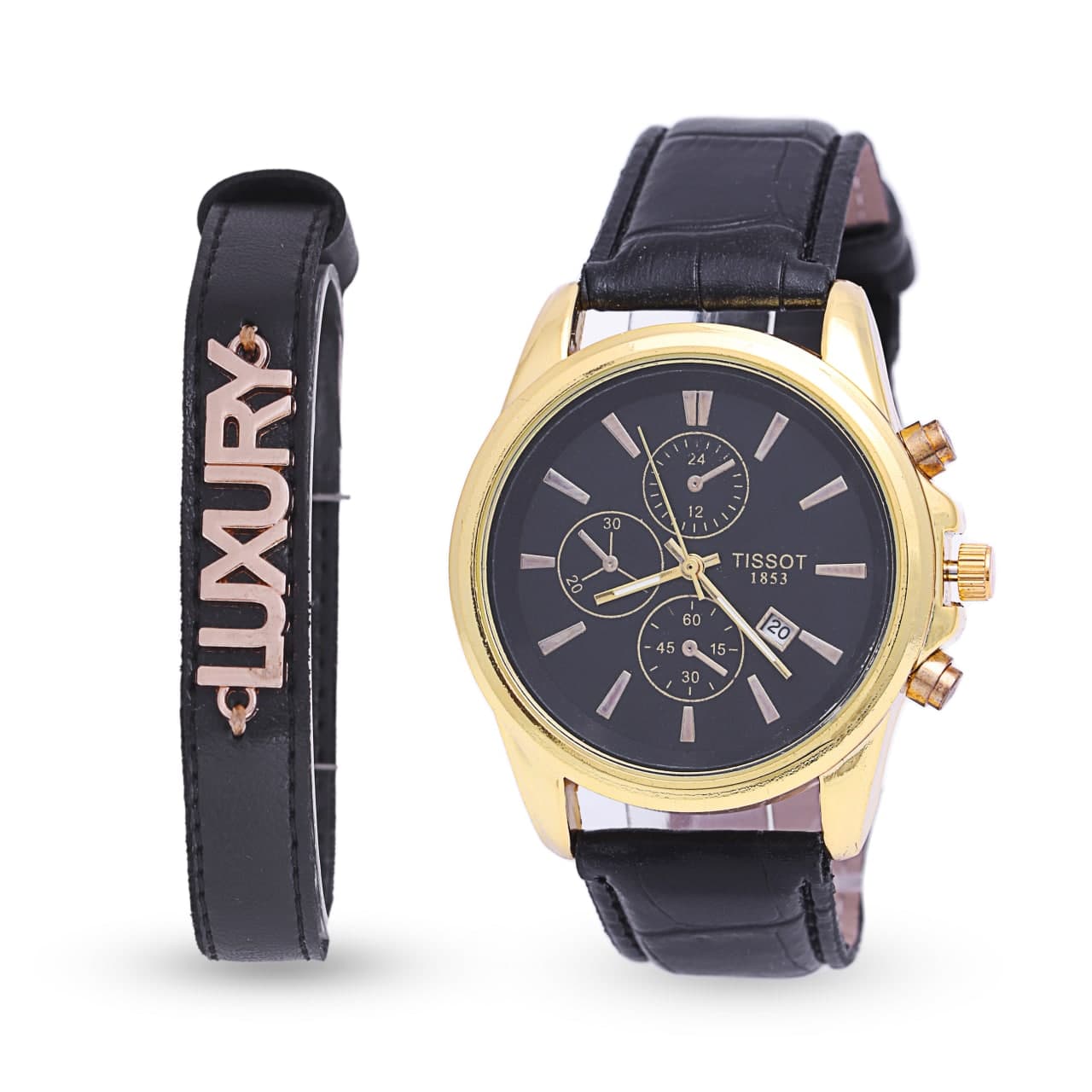 ست ساعت مچی و دستبند تیسوت Tissot مدل 753 — تصویر ۲