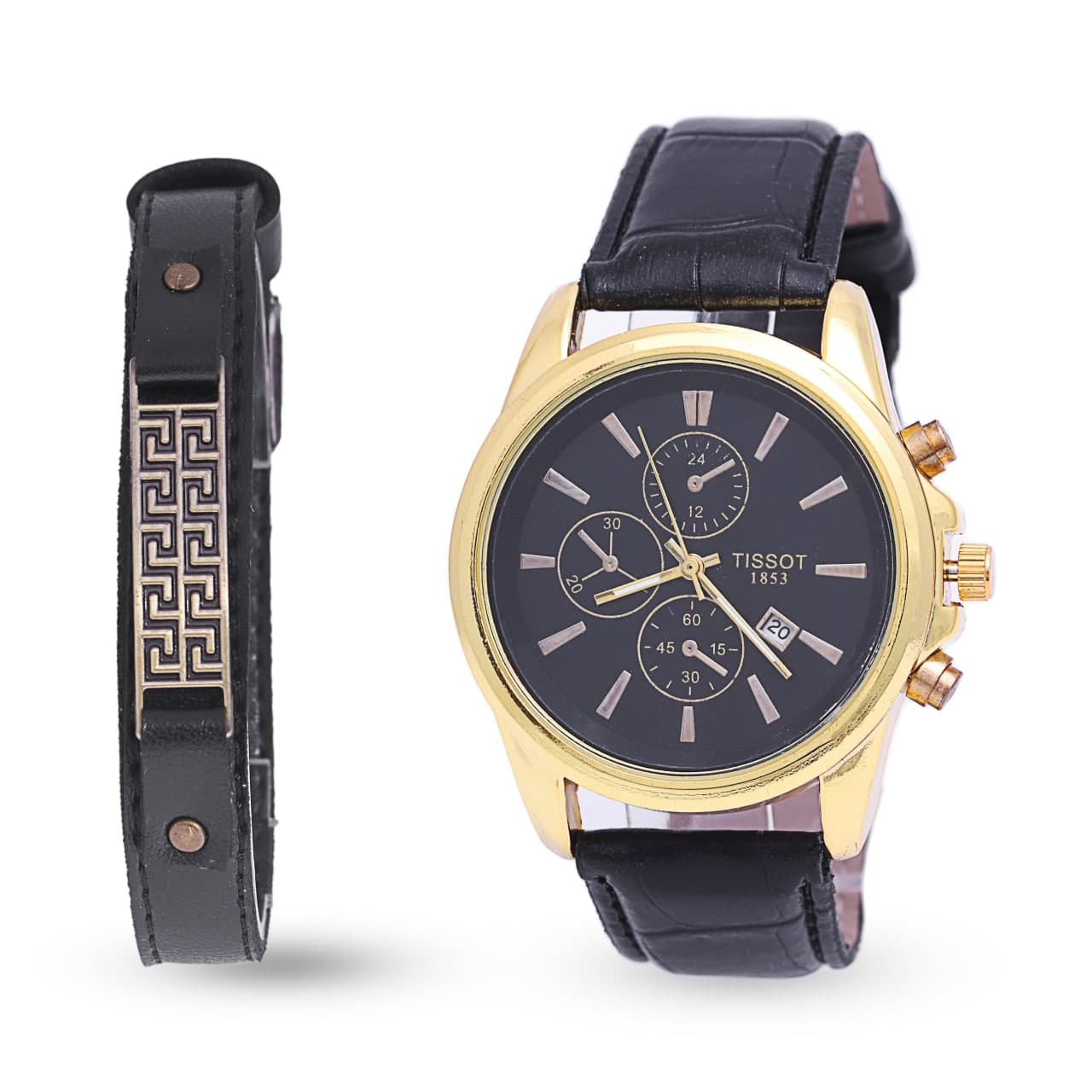 ست ساعت مچی و دستبند تیسوت Tissot مدل 752