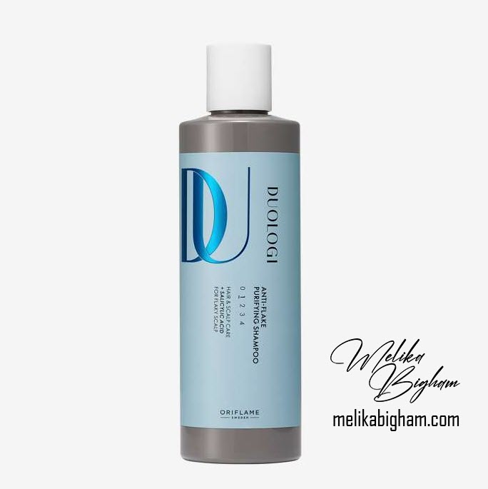 شامپو پاک کننده ضد پوسته سر و ضد شوره دوئولوژی اوریفلیم Duologi Anti-Flake Purifying Shampoo
