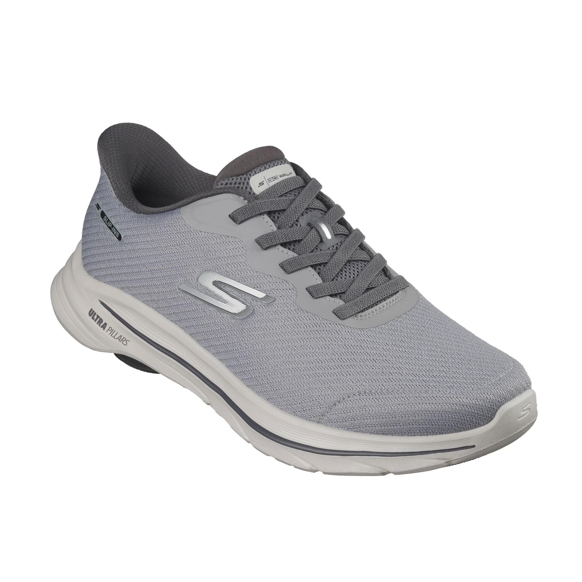 کفش مردانه اسکچرز مدل 216783 GRY Slip-ins: Go Walk 8 – Pate