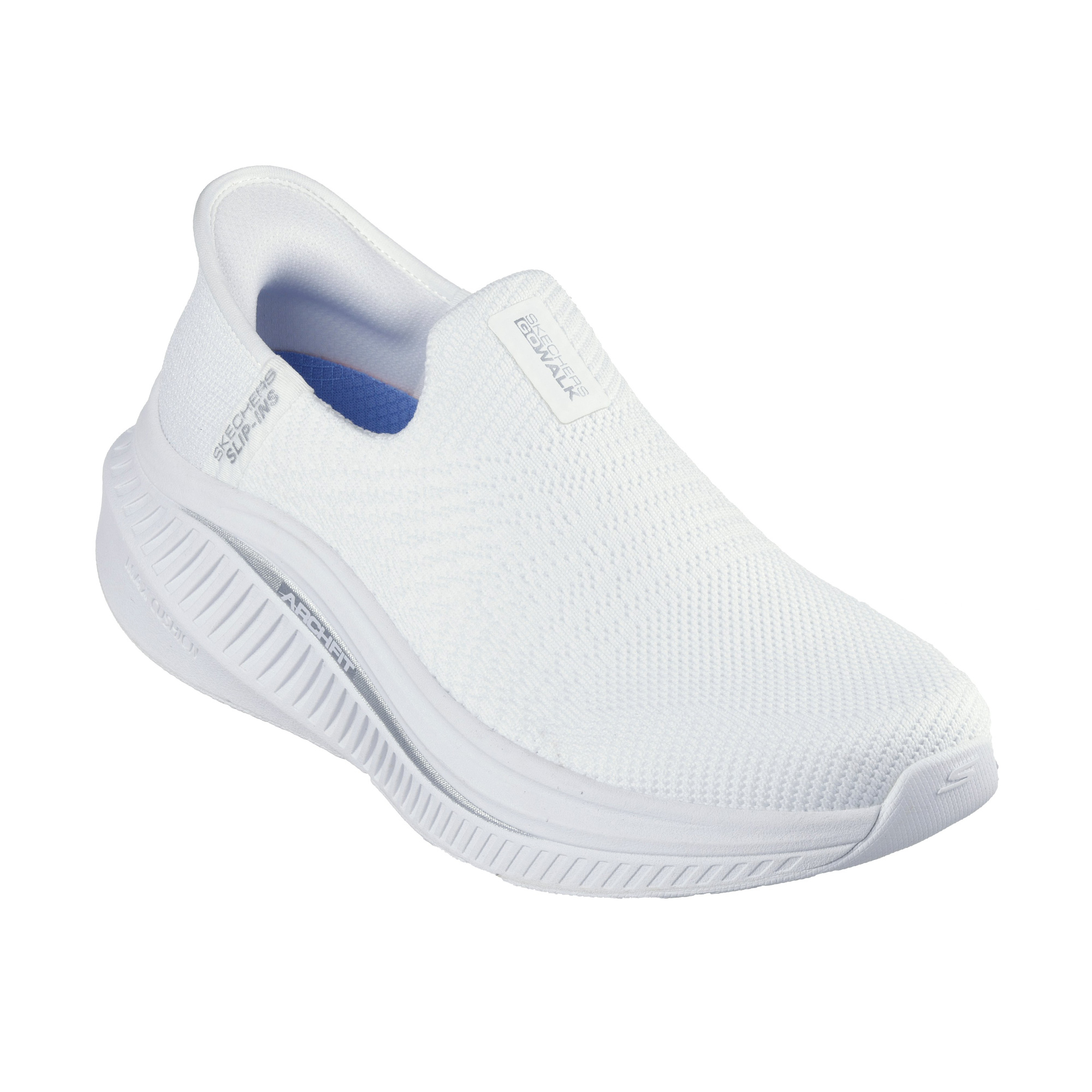 کفش زنانه اسکچرز مدل 125586 WHT Slip-ins: Go Walk Max Cushioning Arch Fit – Camila