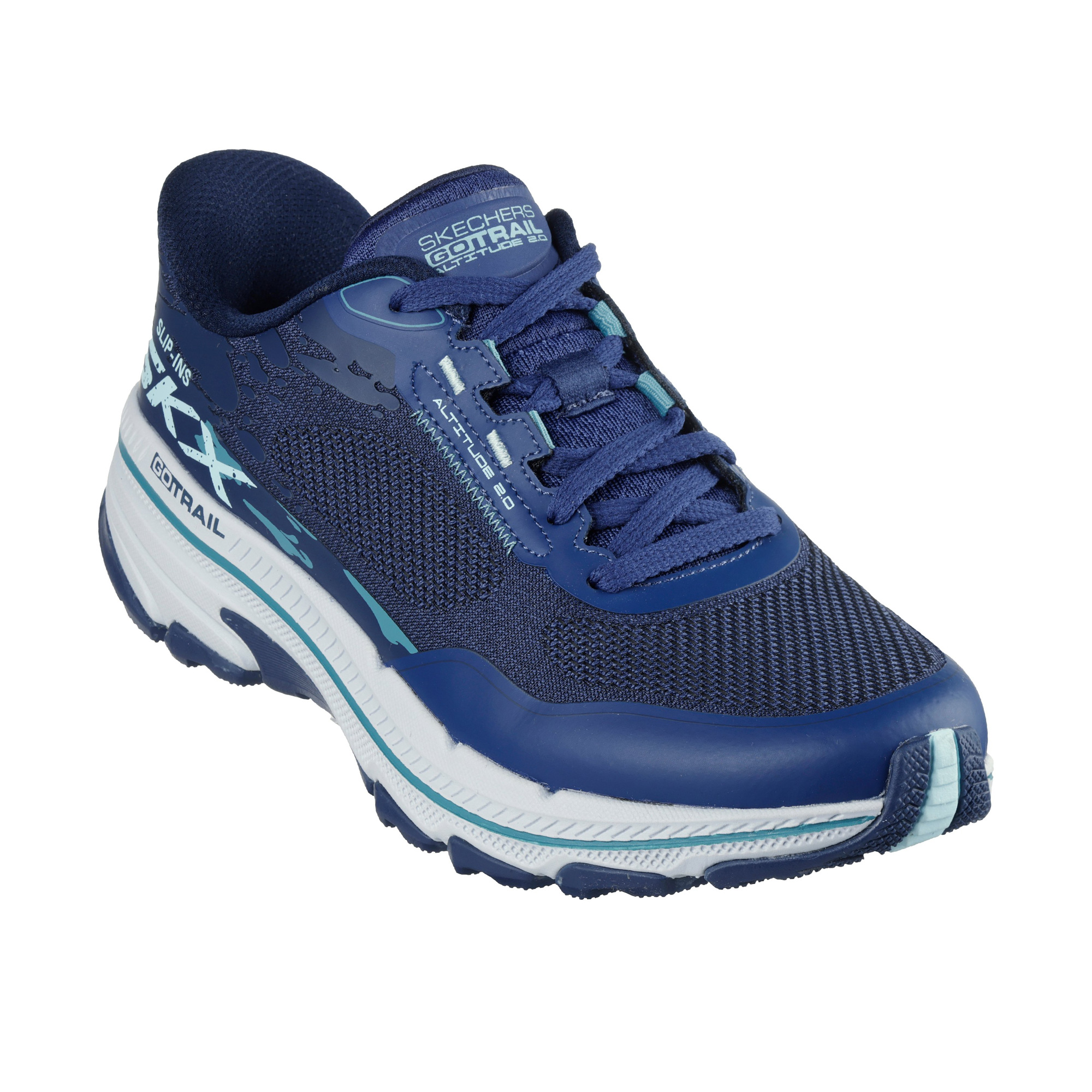کفش زنانه اسکچرز مدل 129532 NVAQ Slip-ins: Go Run Trail Altitude 2.0 – Utmost Tread